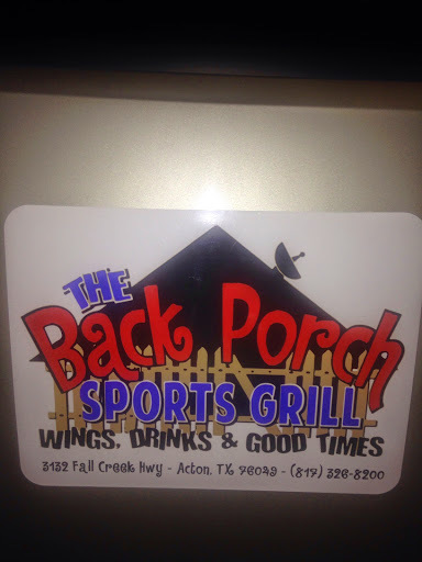 The Back Porch Sports Grill
